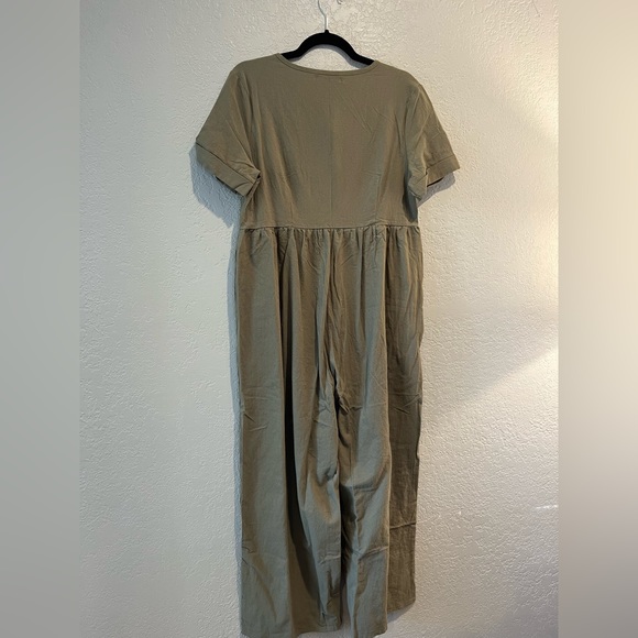 MissLook Olive Green Jumpsuit - M - Picture 2 of 2